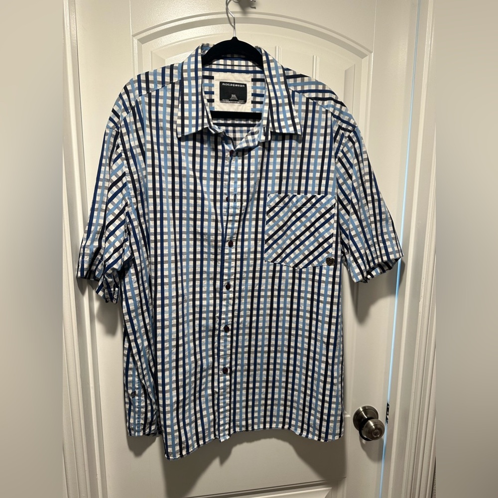 Rocawear Flannel Casual Button Down